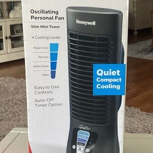 NEW Honeywell QuietSet 4 Slim Mini Tower Fan